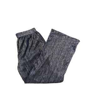 JM Studios by John Meyer Sparkle Blue Elastic Waist Pant Women's Large